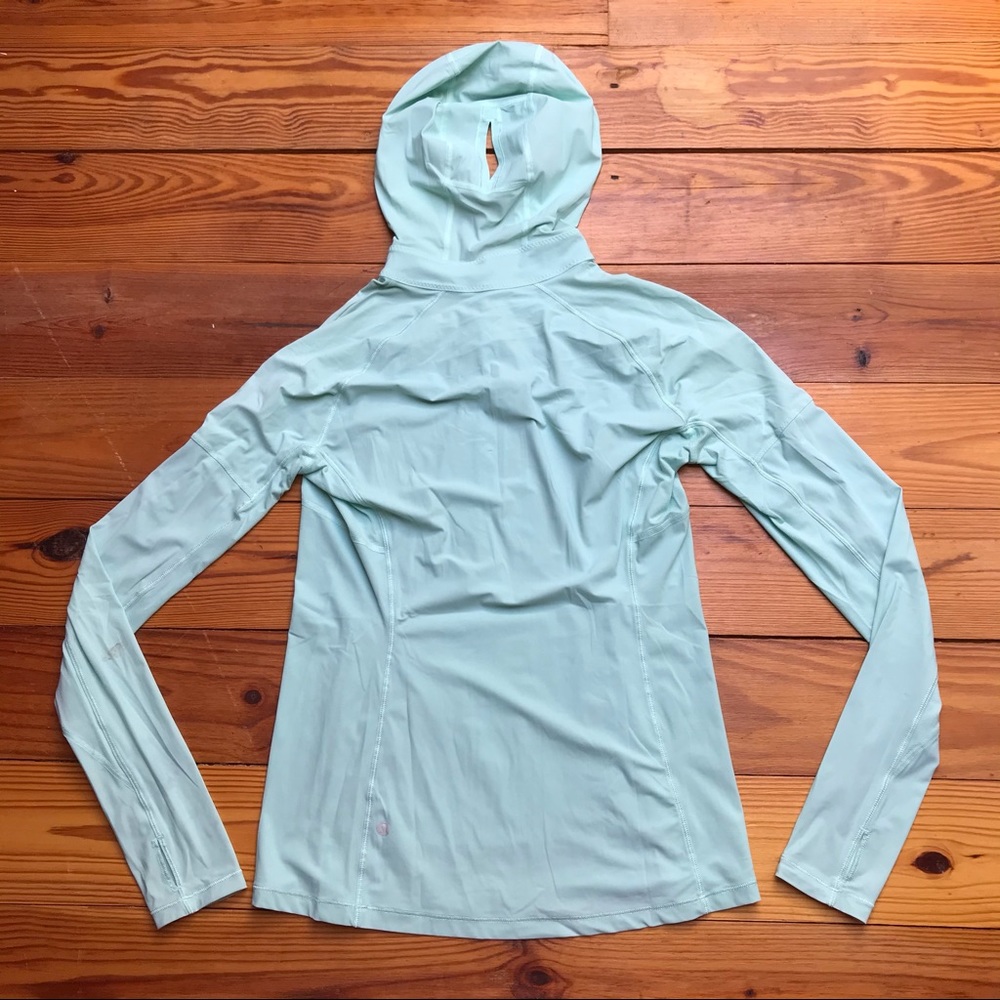 Lululemon Mint Half Zip Hoodie, EUC, 10 - Picture 13 of 16